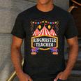 Ringmaster Teacher Circus Party Ringmaster Carnival Men's Casual T-Shirt Dark Grey