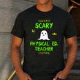Scary Physical Education Ed Teacher Costume Halloween Easy Men's Casual T-Shirt Dark Grey Scary Physical Education Ed Teacher Costume Halloween Easy Men's Casual T-Shirt Dark Grey