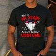This Is My Scary Science Teacher Costume Ghost Halloween Men's Casual T-Shirt Dark Grey