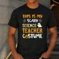 This Is My Scary Science Teacher Halloween Costumes Men Women Kids Men's Casual T-Shirt Dark Grey