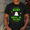 Scary Special Education Ed Teacher Costume Halloween Easy Men's Casual T-Shirt Dark Grey Scary Special Education Ed Teacher Costume Halloween Easy Men's Casual T-Shirt Dark Grey