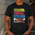 School Social Worker Teacher Caseworker Public Servant LSW Men's Casual T-Shirt Dark Grey School Social Worker Teacher Caseworker Public Servant LSW Men's Casual T-Shirt Dark Grey