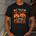 School Thankful I Teach The Cutest Little Turkeys Thanksgiving Teacher Men's Casual T-Shirt Dark Grey School Thankful I Teach The Cutest Little Turkeys Thanksgiving Teacher Men's Casual T-Shirt Dark Grey