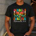 School's Out Forever Retirement 2026 Retro Retired Teacher Men's Casual T-Shirt Dark Grey School's Out Forever Retirement 2026 Retro Retired Teacher Men's Casual T-Shirt Dark Grey