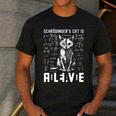 Schrodinger's Cat Dead And Alive Physics Teacher Men's Casual T-Shirt Dark Grey