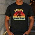 Science Like Magic But Real Science Teacher Graphics Geek Men's Casual T-Shirt Dark Grey