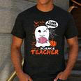Science Teacher Cute Ghost Halloween Teacher Men Women Men's Casual T-Shirt Dark Grey Science Teacher Cute Ghost Halloween Teacher Men Women Men's Casual T-Shirt Dark Grey