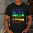 Science Teacher Because Figuring Things Out Is Better Than Men's Casual T-Shirt Dark Grey Science Teacher Because Figuring Things Out Is Better Than Men's Casual T-Shirt Dark Grey