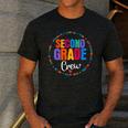 Second Grade Crew 2nd Back To School Teacher Team Squad Men's Casual T-Shirt Dark Grey Second Grade Crew 2nd Back To School Teacher Team Squad Men's Casual T-Shirt Dark Grey