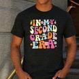 In My Second Grade Era 2nd Grade Girl Teacher Back To School Men's Casual T-Shirt Dark Grey In My Second Grade Era 2nd Grade Girl Teacher Back To School Men's Casual T-Shirt Dark Grey