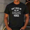 Singing Voice Singer Choir Chorus Music Teacher For Men Women Girls Kids Men's Casual T-Shirt Dark Grey