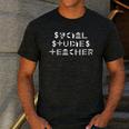 Social Studies Teacher Men Women T-Shirt Men's Casual T-Shirt Dark Grey Social Studies Teacher Men Women T-Shirt Men's Casual T-Shirt Dark Grey