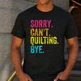 Sorry Can't Quilting Bye Teacher Student Quilting Men's Casual T-Shirt Dark Grey Sorry Can't Quilting Bye Teacher Student Quilting Men's Casual T-Shirt Dark Grey