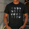 Space Science Student Teacher Leonard Moon Phases Men Women Kids Men's Casual T-Shirt Dark Grey