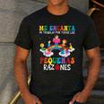 Spanish Teacher Bilingual Teacher Maestra Maestras Men's Casual T-Shirt Dark Grey Spanish Teacher Bilingual Teacher Maestra Maestras Men's Casual T-Shirt Dark Grey