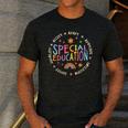 Special Education Teacher Autism Awareness For Men Women Men's Casual T-Shirt Dark Grey