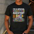 Special Educational Assistant And Sped Teacher Men's Casual T-Shirt Dark Grey