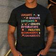 SPED Caffeinate Advocate Laminate Educate Teacher Facilitate For Men Women Men's Casual T-Shirt Dark Grey