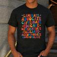 Sped Caffeinate Advocate Laminate Educate Teacher Men Women Kids Men's Casual T-Shirt Dark Grey