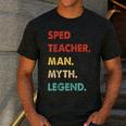 Sped Teacher Man Myth Legend Men's Casual T-Shirt Dark Grey Sped Teacher Man Myth Legend Men's Casual T-Shirt Dark Grey
