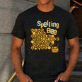 Spelling Bee Kind Positive Kindness Women Teacher Men's Casual T-Shirt Dark Grey