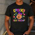 Spooky ESOL Teacher Halloween ESOL Teaching Coquette Men's Casual T-Shirt Dark Grey Spooky ESOL Teacher Halloween ESOL Teaching Coquette Men's Casual T-Shirt Dark Grey