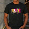 Spooky Halloween Teacher Para Counselor SPED Preppy Boo Kids Men's Casual T-Shirt Dark Grey