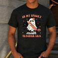 In My Spooky Math Teacher Era Groovy Retro Halloween Costume For Men Women Men's Casual T-Shirt Dark Grey In My Spooky Math Teacher Era Groovy Retro Halloween Costume For Men Women Men's Casual T-Shirt Dark Grey
