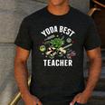 Star Wars Yoda Best Teacher Icons Men's Casual T-Shirt Dark Grey