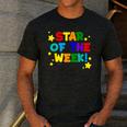 Star Of The Week Cheerful Recognition Student Teachers Class Men Women Kids Men's Casual T-Shirt Dark Grey Star Of The Week Cheerful Recognition Student Teachers Class Men Women Kids Men's Casual T-Shirt Dark Grey