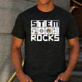 STEM Rocks Science Technology Engineering Math STEM Teacher Men's Casual T-Shirt Dark Grey STEM Rocks Science Technology Engineering Math STEM Teacher Men's Casual T-Shirt Dark Grey