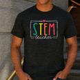 STEM Teacher Science Appreciation Women Back To School Men's Casual T-Shirt Dark Grey STEM Teacher Science Appreciation Women Back To School Men's Casual T-Shirt Dark Grey