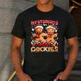 My Student Are Smart Cookies Pjs Christmas Xmas Teacher Men's Casual T-Shirt Dark Grey