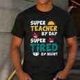Super Hero Teacher Superheroes Men's Casual T-Shirt Dark Grey Super Hero Teacher Superheroes Men's Casual T-Shirt Dark Grey