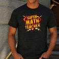 Super Math Teacher Educational Superhero Men's Casual T-Shirt Dark Grey Super Math Teacher Educational Superhero Men's Casual T-Shirt Dark Grey