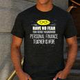 Super Personal Finance Teacher Have No Fear T-Shirt Men's Casual T-Shirt Dark Grey