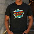 Superhero Teacher Retro Comic Teaching Superpower Men's Casual T-Shirt Dark Grey Superhero Teacher Retro Comic Teaching Superpower Men's Casual T-Shirt Dark Grey