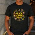 Superhero Teacher I Teach Super Heroes Men's Casual T-Shirt Dark Grey