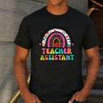 It Takes A Big Heart To Shape Little Minds Teacher Assistant Men's Casual T-Shirt Dark Grey