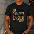 It Takes A Special Teacher To Hear What A Child Cannot Say Men's Casual T-Shirt Dark Grey