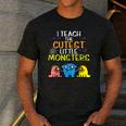 I Teach Cutest Little Monsters Halloween Teacher Men Women Men's Casual T-Shirt Dark Grey I Teach Cutest Little Monsters Halloween Teacher Men Women Men's Casual T-Shirt Dark Grey