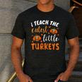 I Teach The Cutest Little Turkeys For Teacher Thanksgiving Men's Casual T-Shirt Dark Grey I Teach The Cutest Little Turkeys For Teacher Thanksgiving Men's Casual T-Shirt Dark Grey