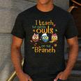 I Teach The Cutest Owls On The Branch Teacher Fall Autumn Men's Casual T-Shirt Dark Grey I Teach The Cutest Owls On The Branch Teacher Fall Autumn Men's Casual T-Shirt Dark Grey