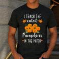 I Teach The Cutest Pumpkins In The Patch Halloween Teacher Men's Casual T-Shirt Dark Grey I Teach The Cutest Pumpkins In The Patch Halloween Teacher Men's Casual T-Shirt Dark Grey