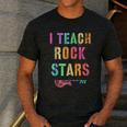 I TEACH ROCKSTARS Band Vibes Teacher Rocks My Music Teaching Men's Casual T-Shirt Dark Grey