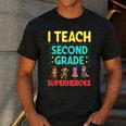 I Teach Second Grade Superheroes Teacher Superhero Men's Casual T-Shirt Dark Grey I Teach Second Grade Superheroes Teacher Superhero Men's Casual T-Shirt Dark Grey