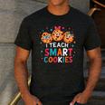 I Teach Smart Cookies Cute Back To School Teacher Men's Casual T-Shirt Dark Grey I Teach Smart Cookies Cute Back To School Teacher Men's Casual T-Shirt Dark Grey