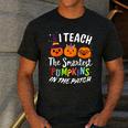 I Teach The Smartest Pumpkins The Patch Teacher Fall Season For Men Women Kids Men's Casual T-Shirt Dark Grey