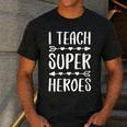 I Teach Superheroes Shirt Men Women School Teacher Men's Casual T-Shirt Dark Grey I Teach Superheroes Shirt Men Women School Teacher Men's Casual T-Shirt Dark Grey