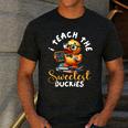 I Teach The Sweetest Duckies Teacher Rubber Duck Teaching Men's Casual T-Shirt Dark Grey I Teach The Sweetest Duckies Teacher Rubber Duck Teaching Men's Casual T-Shirt Dark Grey